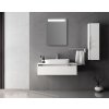 Amirro Zrcadlo na zeď chodbu do pokoje ložnice předsíně koupelny LUNA LED - 60 x 80 cm s LED podsvíceným pruhem 901-022