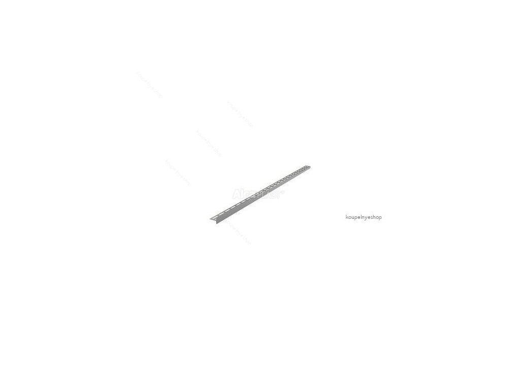47410 alcaplast apz901 m 1200 nerezova lista pro spadovanou podlahu leva delka 1 2m tloustka dlazby 10mm mat apz901m 1200