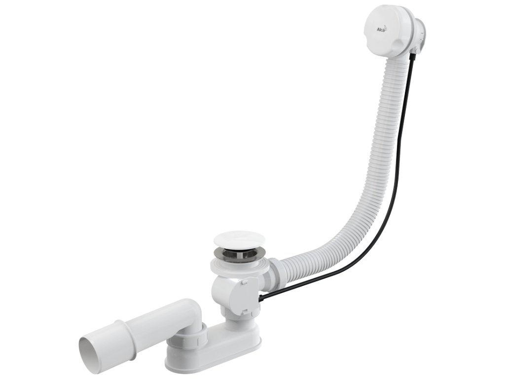 80665 alcaplast sifon vanovy automat komplet bila alc a51bm 80