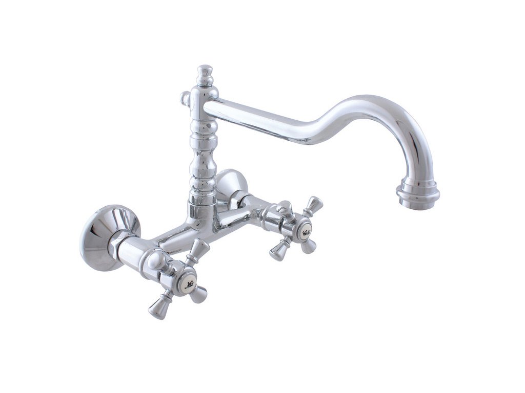 MORAVA RETRO - Umyvadlová/dřezová baterie, Chrom MK302.0/28, RAV Slezák (Barva Chrom, Rozměr 100 mm)