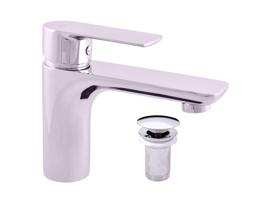 VLTAVA - Umyvadlová baterie s výpustí, Chrom VT427.0K, RAV Slezák (Barva Chrom, Rozměr 3,8")