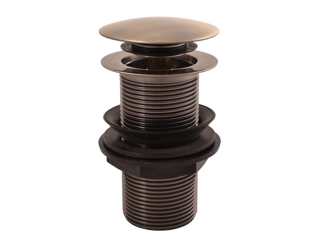 6070 1 6070 1 vypust umyvadlova click clack 5 4 bez prepadu stara mosaz bronz md0798sm rav slezak