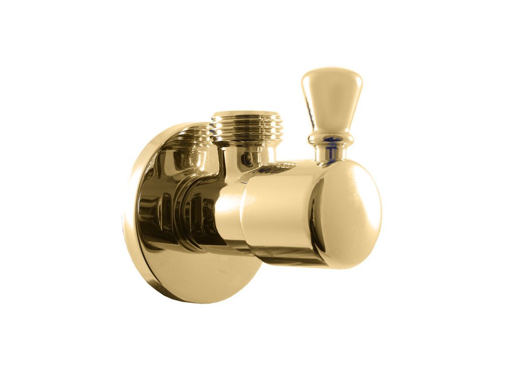6112 1 6112 1 ventil rohovy s keramickym vrskem 1 2 x 3 8 zlata leskla rv0138z rav slezak