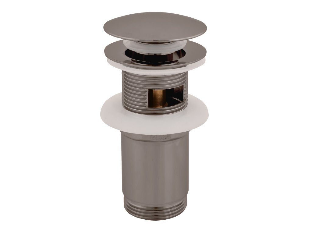 6448 1 6448 1 vypust umyvadlova click clack 5 4 metal grey leskla md0484mgl rav slezak