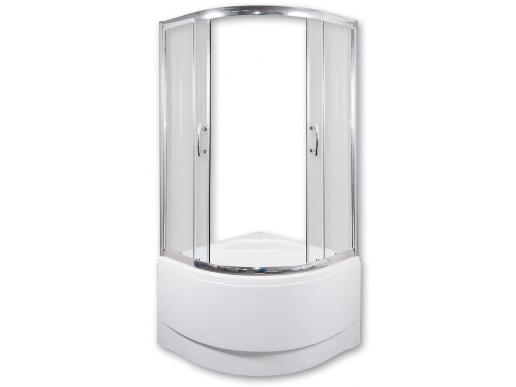 5619 4 sprchovy kout 90 x 90 cm s hlubokou vysokou vanickou grape sklo calypso