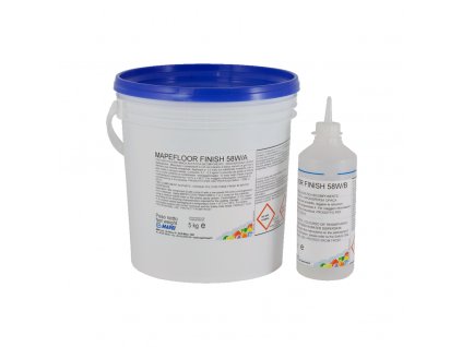 94615 mapei dvouslozkovy alifaticky transparentni nebo probarveny polyuretanovy matny nater ve vodni disperzi mapefloor finish 58w a map 6qc090006