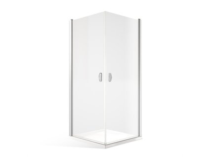 Bezbariérový sprchový kout DCO1+DCO1 - 2x otevírací dveře (Varianta Levá část: 80 cm, Pravá část: 80 cm)