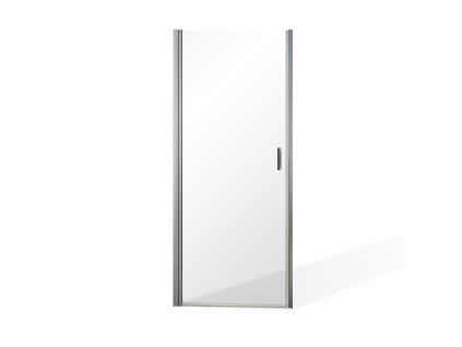 Jednokřídlé sprchové dveře BADEN I pro instalaci do niky (Varianta Barva profilu: Brillant, Orientace: Univerzální, Rozměr dveří: 80 cm, Výplň: Sklo TRANSPARENT)