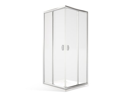 Sprchový kout MS2L+MS2P s dvoudílnými posuvnými dveřmi (Varianta Levá část: 100 cm, Pravá část: 80 cm)