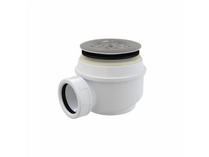 Vaničkový sifon s nerezovou mřížkou (Varianta Barva: bílá, Průměr: Ø90 mm)