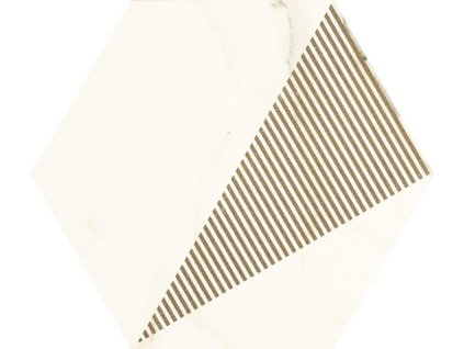 94567 paradyz dlazba calacatta 2019 mat hexagon c 17 1x19 8 par 153285