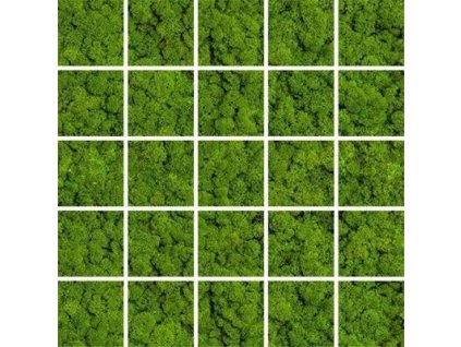 98032 ceramika konskie dekor white mat green moss mosaic 24 8x24 8 kon 162298