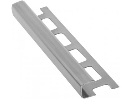 Lišta k obkladům H, L250cm,12,5mm, nerez pololesk