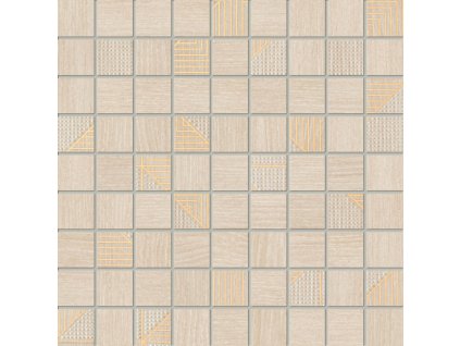 TUBADZIN WOODBRILLE BEIGE MOZAIKA 30X30