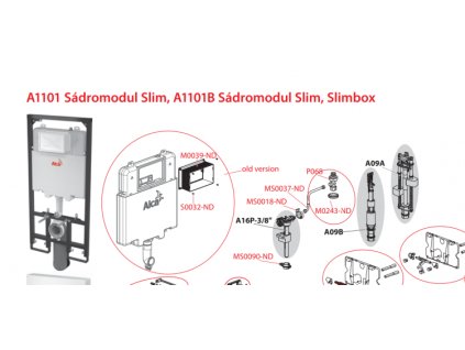 81412 alcaplast nd alcaplast redukce slim alc ms0031 nd