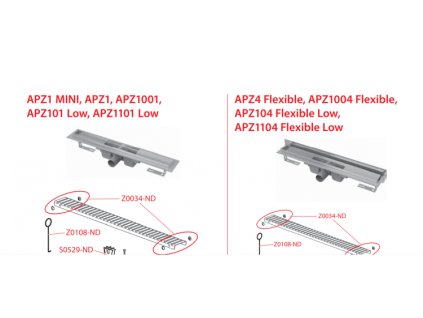 81838 alcaplast nd alcaplast sifon pro podlahovy zlab spodni alc spz07 nd