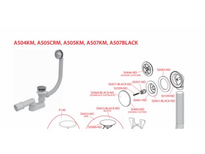 83527 alcaplast nd alcaplast mrizka click clack alc s0440 nd