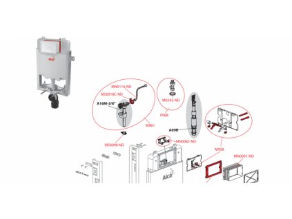 83563 alcaplast nd alcaplast hadicka s o krouzkem pro slimmodul am alc mn0116 nd