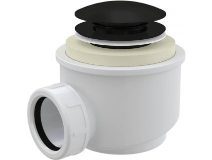 28093 alcaplast odtokova souprava click clack cerna mat alc a465black 50