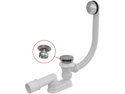 28105 alcaplast sifon vanovy click clack kov alc a504ckm 120