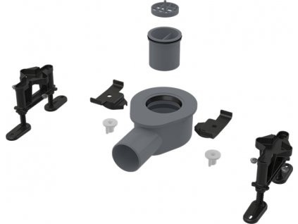 28234 alcaplast nizky sifon dn50 a sada nastavitelnych noh alc apz s9