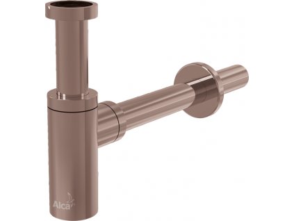 90643 alcaplast sifon umyvadlovy dn32 design red gold kartacovany mat alc a400 rg b