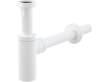 90652 alcaplast sifon umyvadlovy dn32 design celokovovy kulaty bila alc a400b