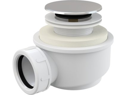 90670 alcaplast odtokova souprava click clack chrom alc a476