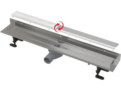 90964 alcaplast fit and go wall podlahovy zlab alc apz23 double9 950