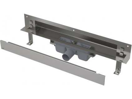 91051 alcaplast spa odtokovy system pro zabudovani do steny kryt nerez mat osvetleni bila alc apz5 shade aez120 10501