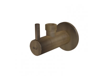 91231 alcaplast ventil rohovy s filtrem 1 2 1 2 bronz antic alc arv003 antic