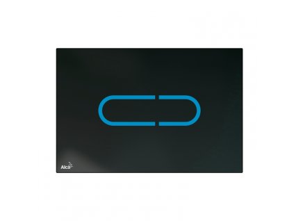91276 alcaplast ovladaci tlacitko bezdotykove pro predstenove instalacni systemy s podsvicenim sklo cerna alc night light 1