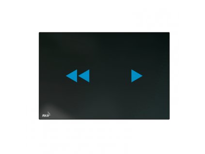 91282 alcaplast ovladaci tlacitko bezdotykove pro predstenove instalacni systemy s podsvicenim sklo cerna alc night light 2