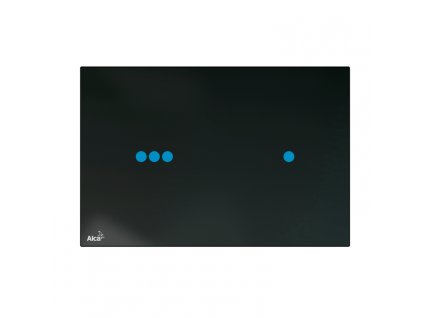 91288 alcaplast ovladaci tlacitko bezdotykove pro predstenove instalacni systemy s podsvicenim sklo cerna alc night light 3