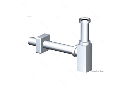 19210 alcaplast a401 sifon umyvadlovy 32 design celokovovy hranaty