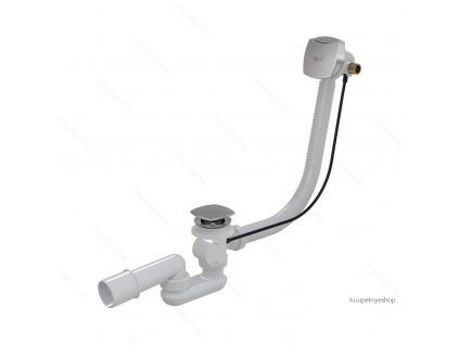 43927 alcaplast a564crm2 sifon vanovy automat s napoustenim prepadem chrom