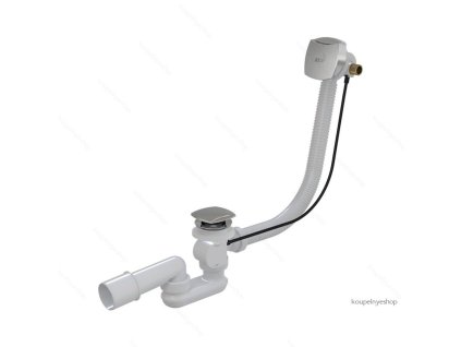 43930 alcaplast a564crm3 sifon vanovy automat s napoustenim prepadem chrom