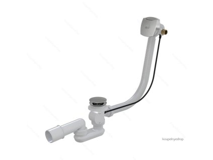 43933 alcaplast a565crm1 sifon vanovy automat s napoustenim prepadem pro silnostenne vany chrom