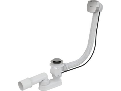 66265 alcaplast a51cr 80 sifon vanovy automat komplet chrom delka 80 cm