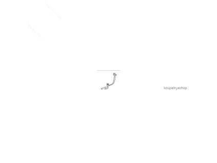 66331 alcaplast a565crm3 80 sifon vanovy automat s napoustenim prepadem pro silnostenne vany chrom delka 80 cm