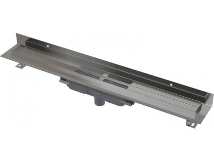 80413 alcaplast wall low podlahovy zlab s okrajem pro plny rost a s pevnym limcem ke stene svisly odtok alc apz1116 750