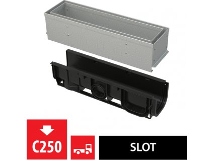 80518 alcaplast venkovni zlab sterbinovy s asymetrickym reviznim nastavcem 100 mm pozinkovana ocel alc avz101s r121r