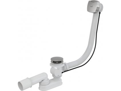 80674 alcaplast sifon vanovy automat komplet chrom alc a51crm 80