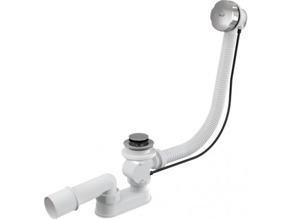 80722 alcaplast sifon vanovy automat komplet kov alc a55k 120