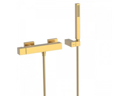 19834 tres jednopakova sprchova baterie rucni sprcha s nastavitelnym drzakem proti usaz vod kamene flexi hadice satin tres 00716703om