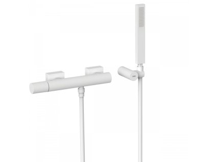 24850 tres jednopakova sprchova baterie rucni sprcha s nastavitelnym drzakem proti usaz vod kamene flexi hadice satin tres 21116701bm