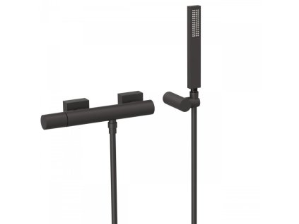 24856 tres jednopakova sprchova baterie rucni sprcha s nastavitelnym drzakem proti usaz vod kamene flexi hadice satin tres 21116701nm