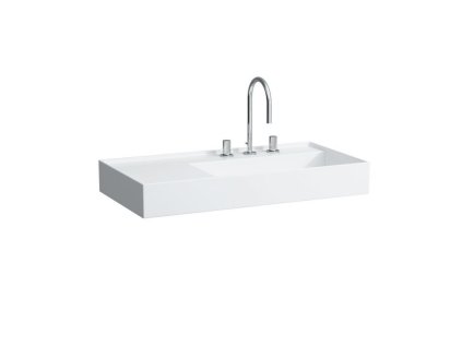 38311 laufen umyvadlo policka vlevo se specialnim skrytym vyvodem k by l 90 bila lau h8103390008151