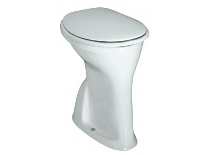 LAUFEN Albonova 8.2199.8.000.000.1 stojící klozet s výškou 50 cm, ploché splachování (H8219980000001)