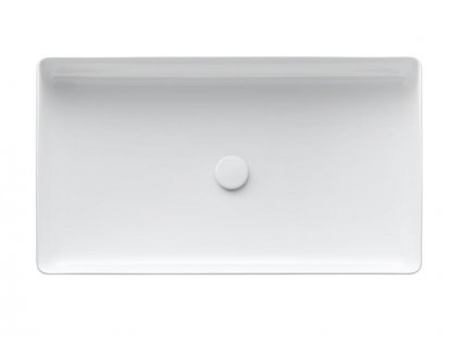 LAUFEN Living 8.1143.4.000.112.1 Umyvadlová mísa 60 x 34 cm bez přepadu, bez otvoru pro baterii  bílá (H8114340001121)